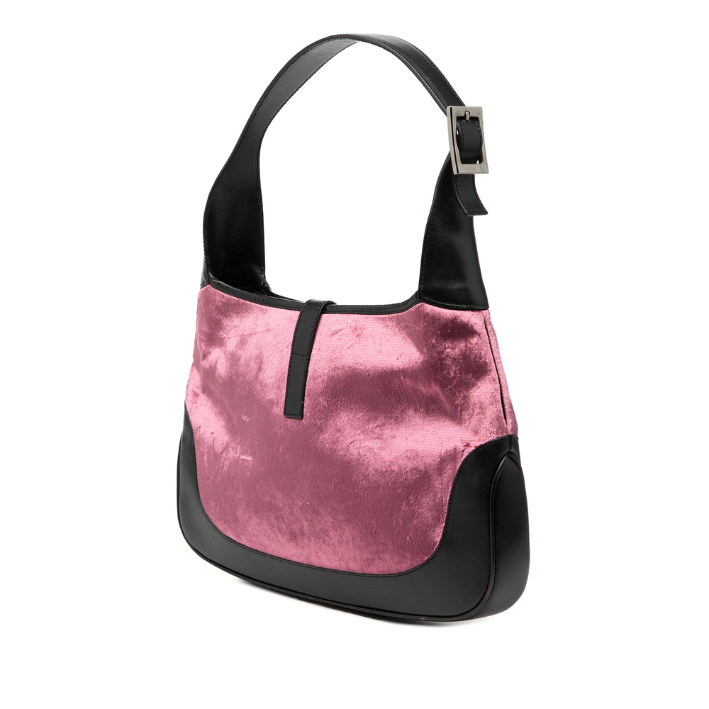Pre-Loved Gucci Velvet Jackie Shoulder Bag - Picture 2 of 7
